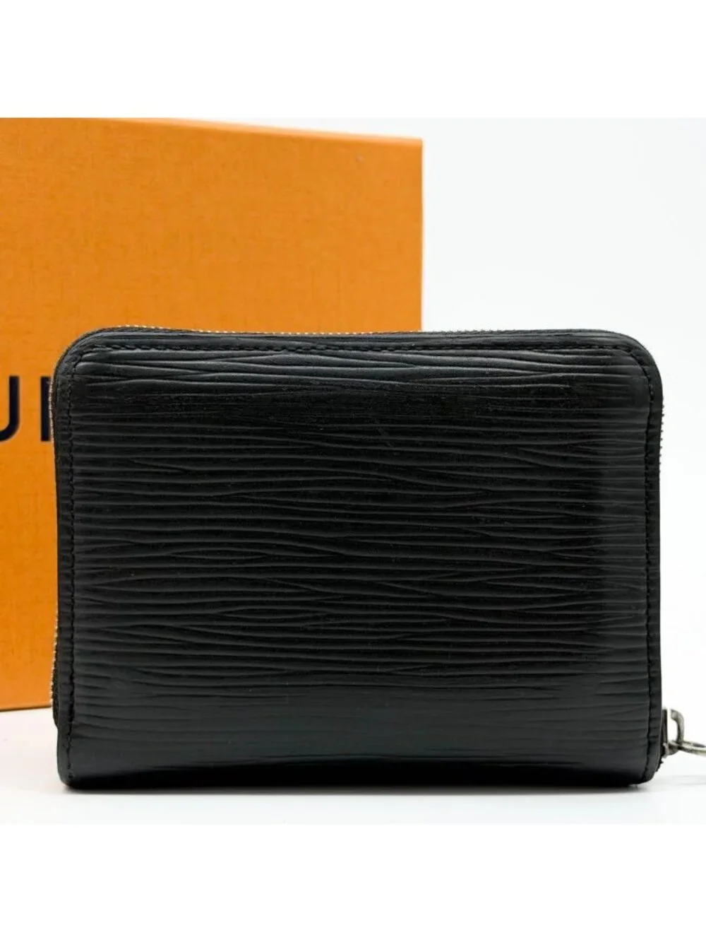 Louis Vuitton Zippy Coin Purse Epi Black